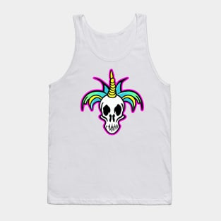 unicorn skull gang Tank Top